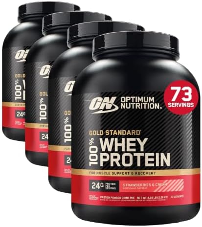 Optimum Nutrition Gold Standard Proteína de suero de leche, chocolate doble rico, 2 libras
