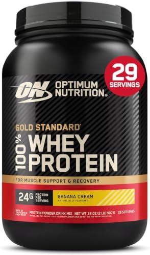 Optimum Nutrition Gold Standard Proteína de suero de leche, chocolate doble rico, 2 libras