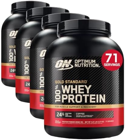 Optimum Nutrition Gold Standard Proteína de suero de leche, chocolate doble rico, 2 libras