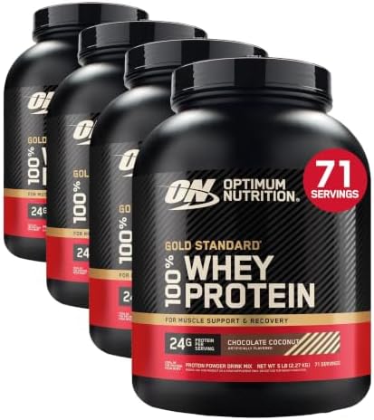 Optimum Nutrition Gold Standard Proteína de suero de leche, chocolate doble rico, 2 libras